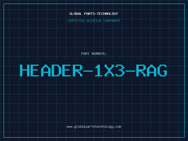 Aviation Part HEADER-1X3-RAG