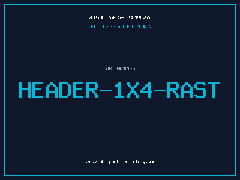Aviation Part HEADER-1X4-RAST