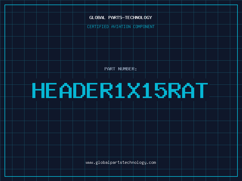 Aviation Part HEADER1X15RAT