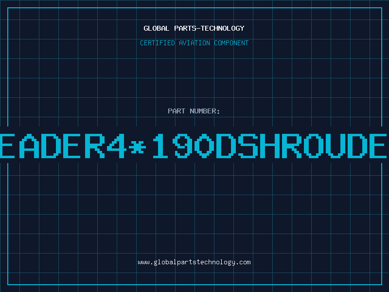 Aviation Part HEADER4*190DSHROUDED