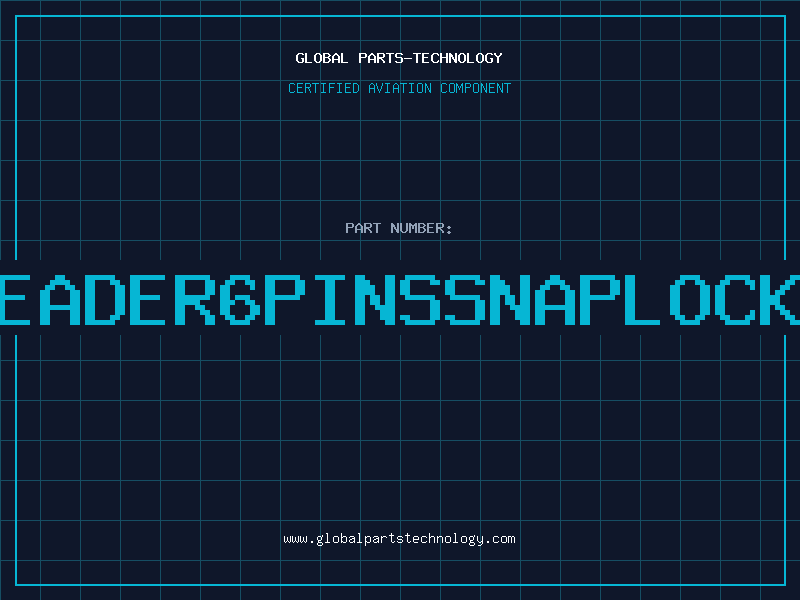 Aviation Part HEADER6PINSSNAPLOCK2