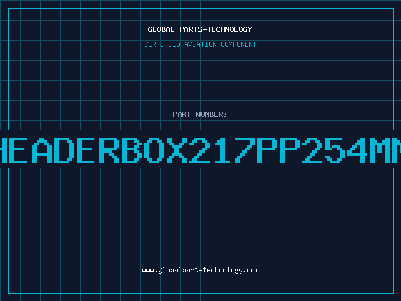 Aviation Part HEADERBOX217PP254mm