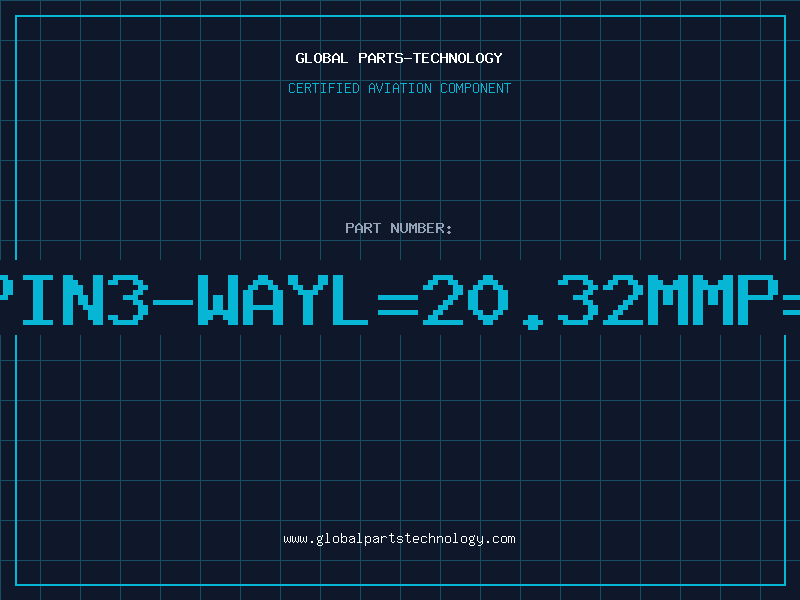 Aviation Part HEADERPIN3-WAYL=20.32MMP=2.54MM