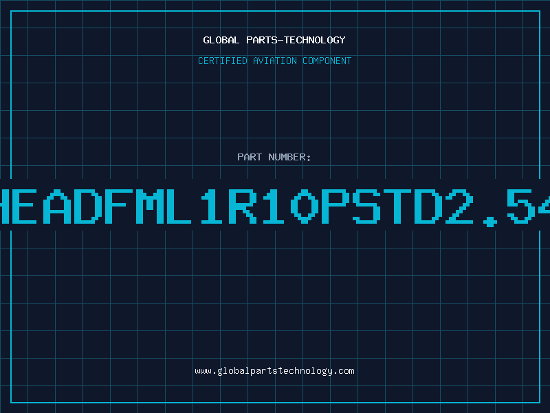 Aviation Part HEADFML1R10PSTD2.54