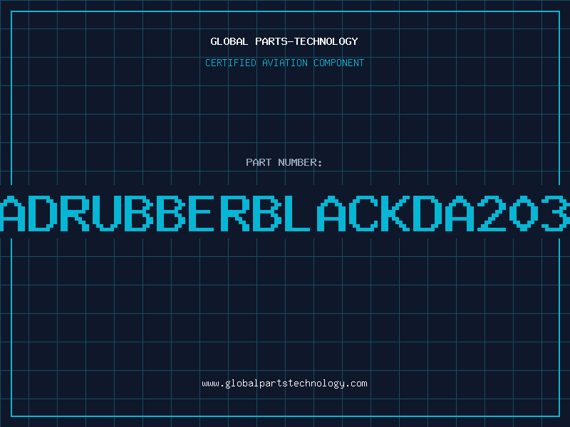 Aviation Part HEADRUBBERBLACKDA203T1