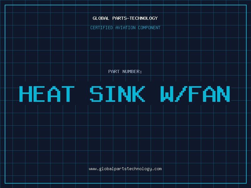 Aviation Part HEAT SINK W/FAN