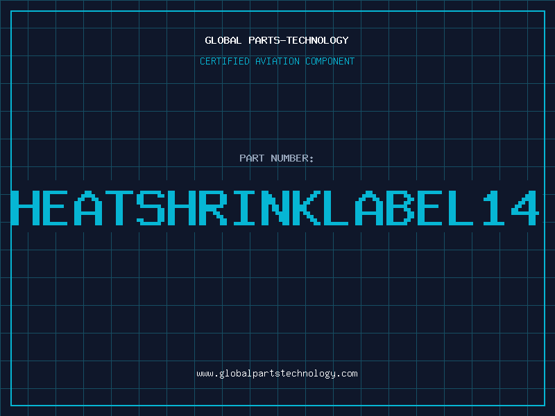 Aviation Part HEATSHRINKLABEL14