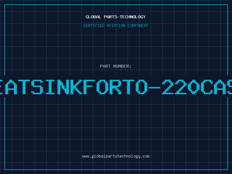 Aviation Part HEATSINKFORTO-220CASE