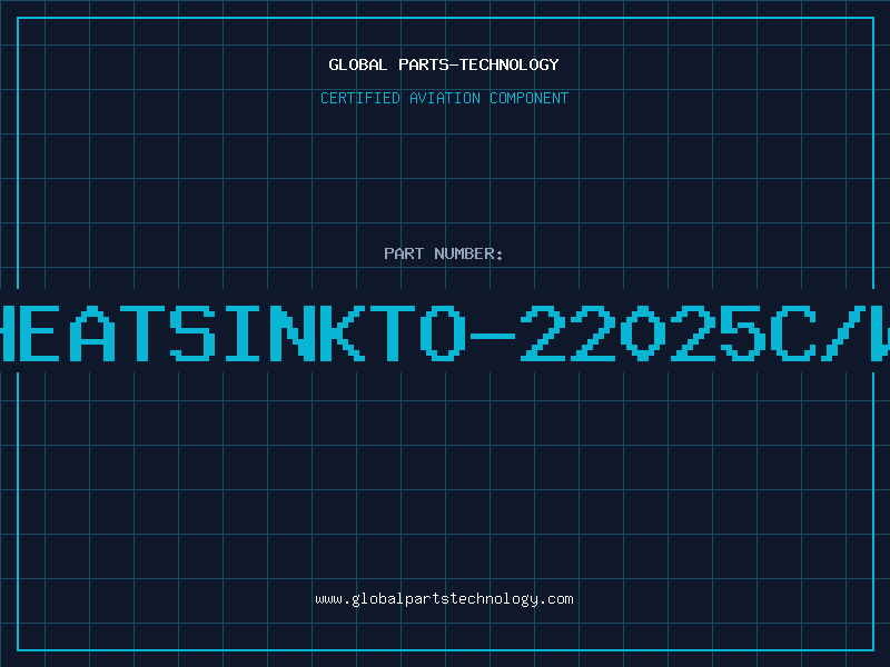 Aviation Part HEATSINKTO-22025C/W