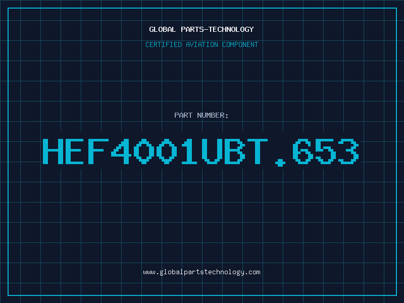 Aviation Part HEF4001UBT.653