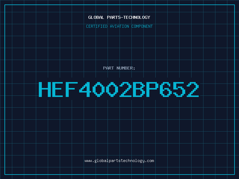 Aviation Part HEF4002BP652