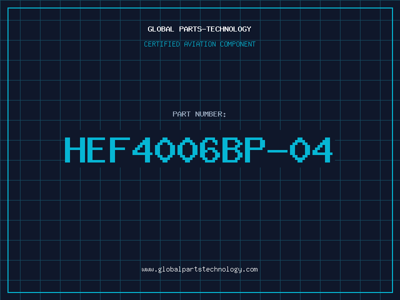 Aviation Part HEF4006BP-04