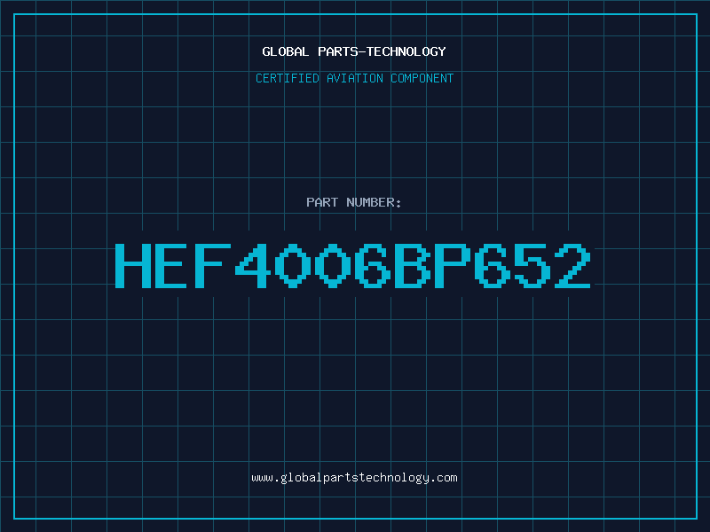 Aviation Part HEF4006BP652