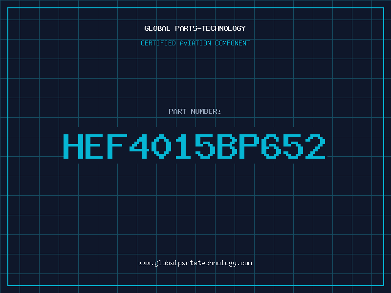 Aviation Part HEF4015BP652