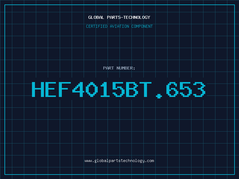 Aviation Part HEF4015BT.653