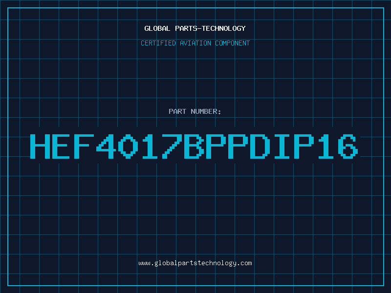 Aviation Part HEF4017BPPDIP16