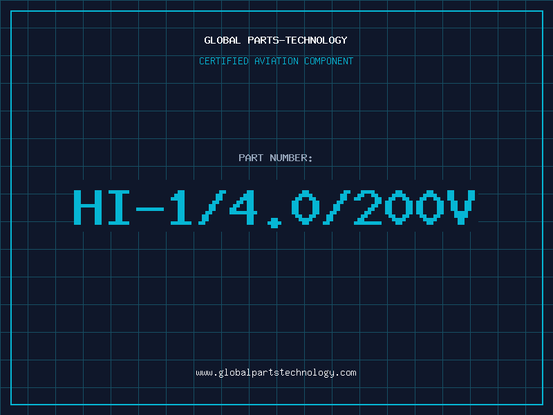 Aviation Part HI-1/4.0/200V