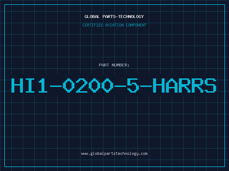 Aviation Part HI1-0200-5-HARRS