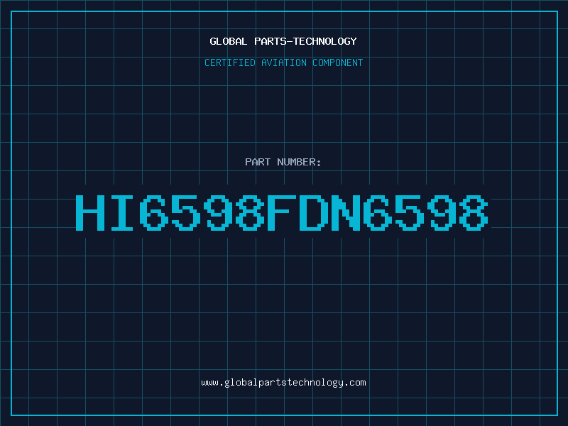 Aviation Part HI6598FDN6598