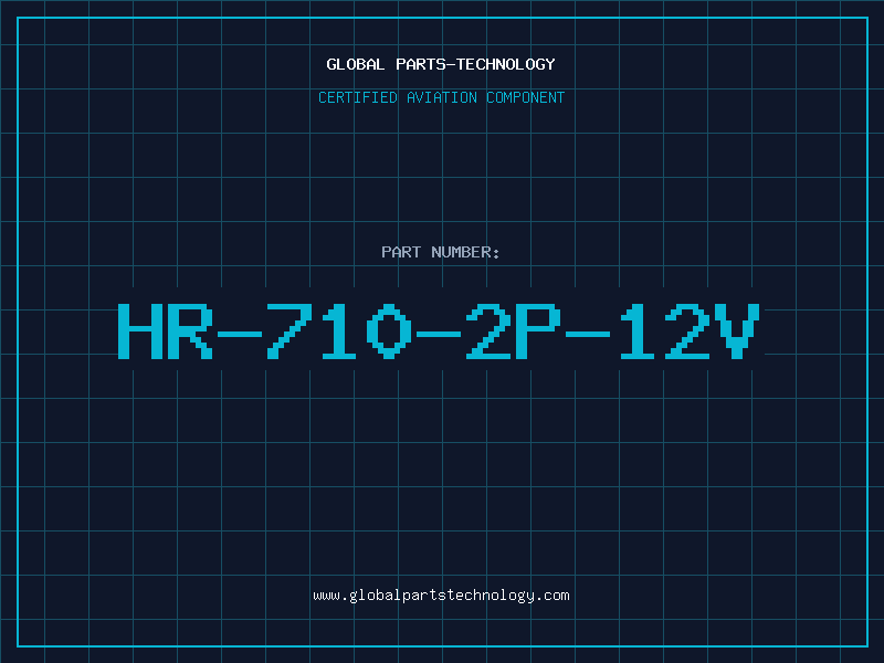 Aviation Part HR-710-2P-12V