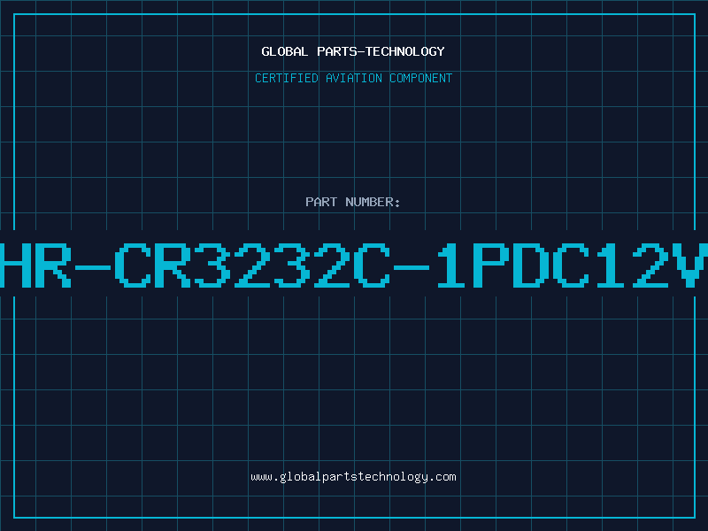 Aviation Part HR-CR3232C-1PDC12V