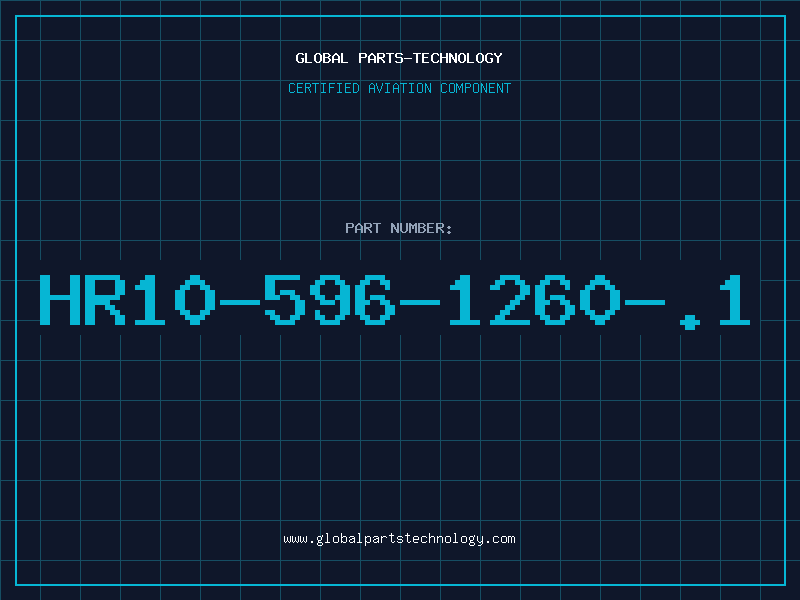Aviation Part HR10-596-1260-.1
