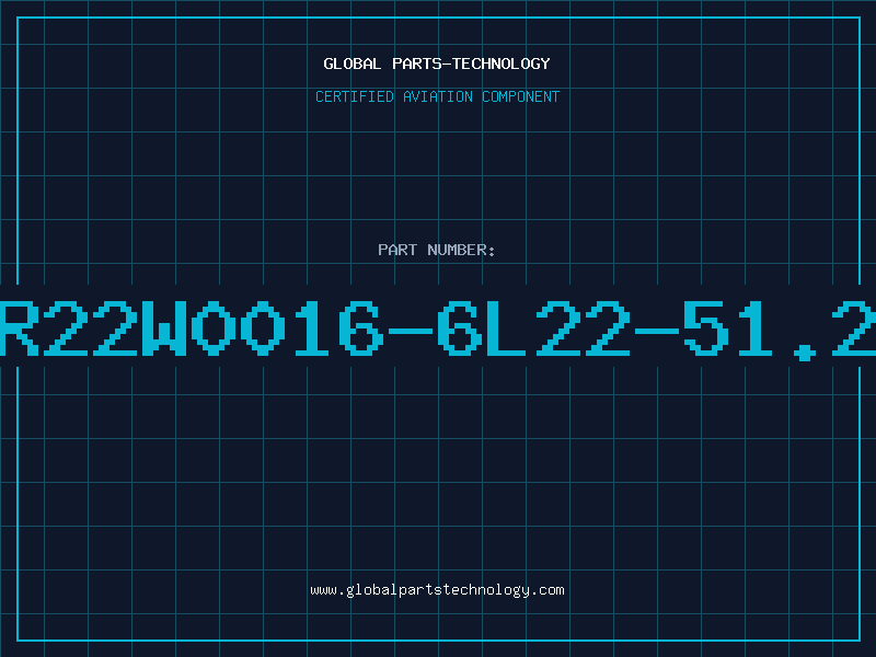 Aviation Part HR22W0016-6L22-51.2F