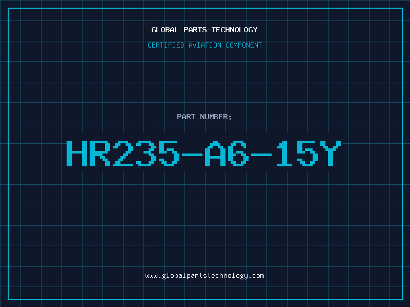 Aviation Part HR235-A6-15Y