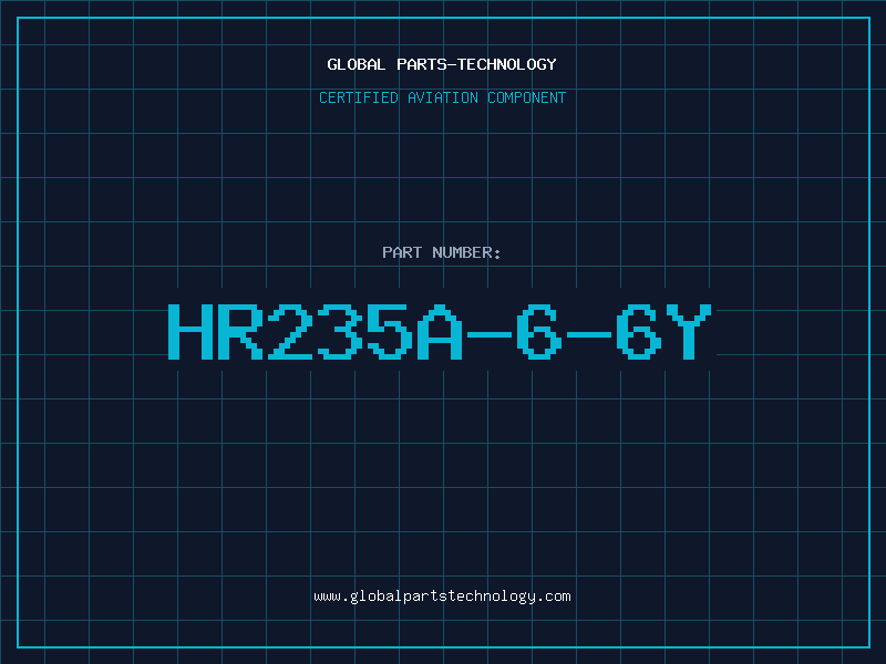 Aviation Part HR235A-6-6Y