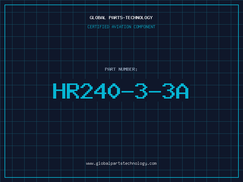 Aviation Part HR240-3-3A