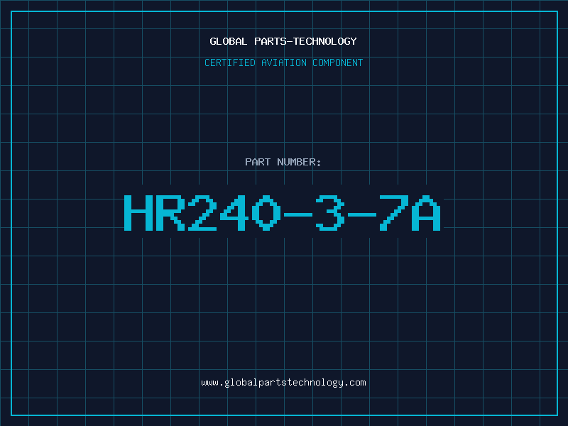 Aviation Part HR240-3-7A