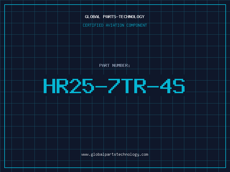 Aviation Part HR25-7TR-4S