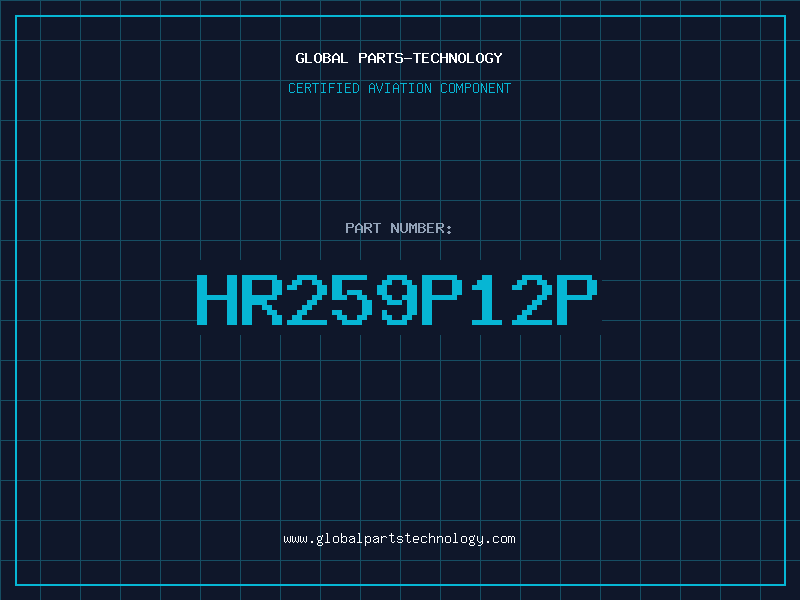 Aviation Part HR259P12P