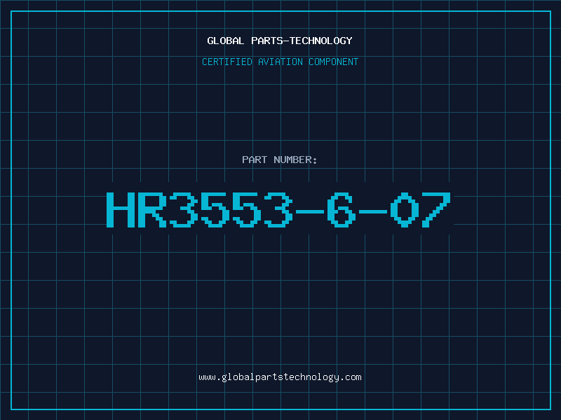 Aviation Part HR3553-6-07