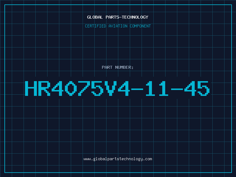 Aviation Part HR4075V4-11-45