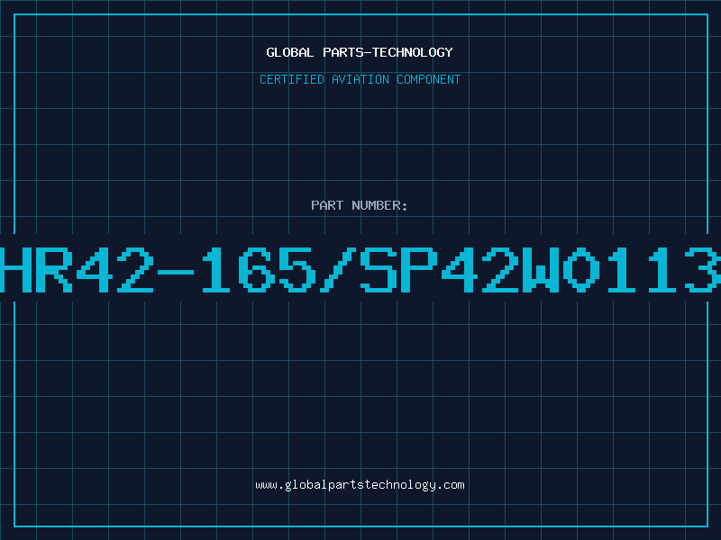 Aviation Part HR42-165/SP42W0113