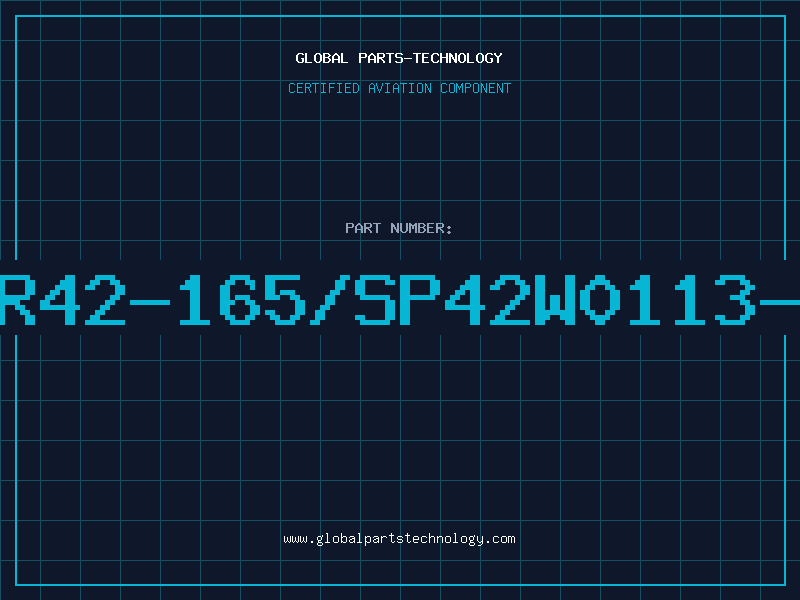 Aviation Part HR42-165/SP42W0113-1