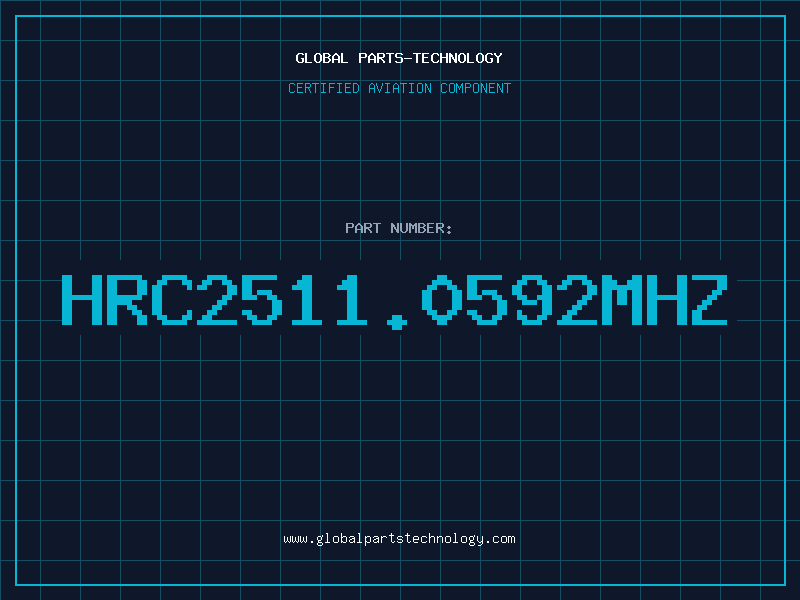 Aviation Part HRC2511.0592MHZ
