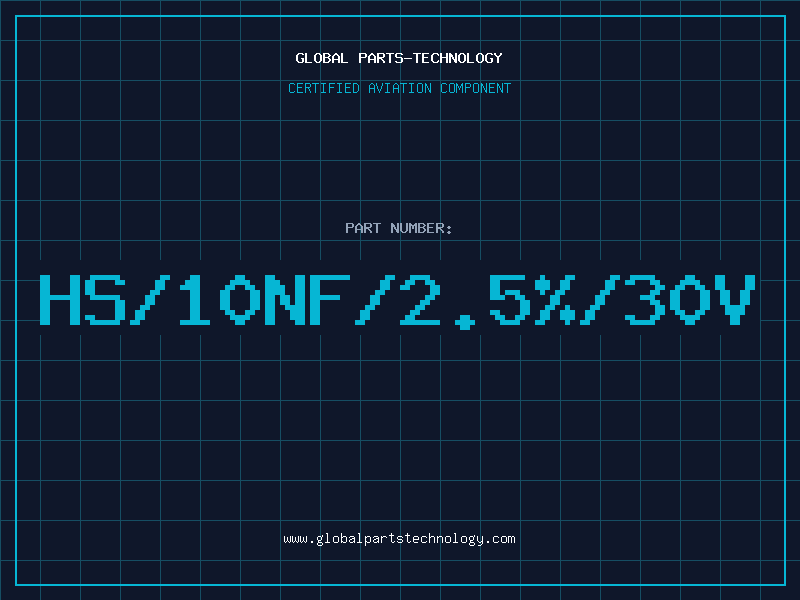 Aviation Part HS/10NF/2.5%/30V