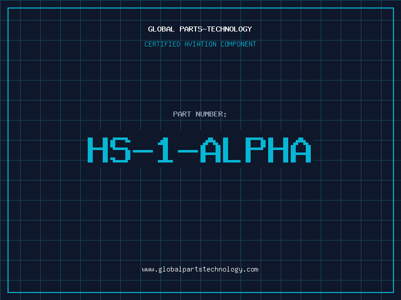 Aviation Part HS-1-ALPHA