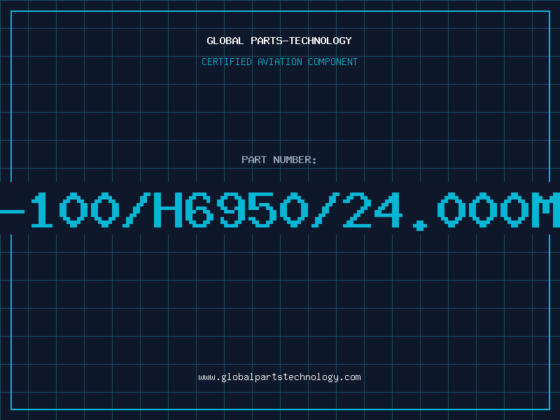 Aviation Part HS-100/H6950/24.000MHZ