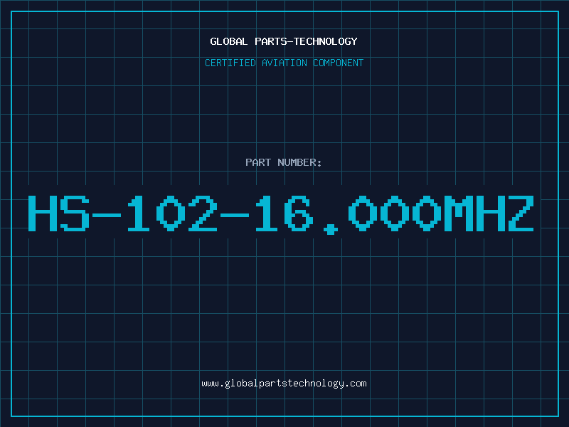 Aviation Part HS-102-16.000MHZ