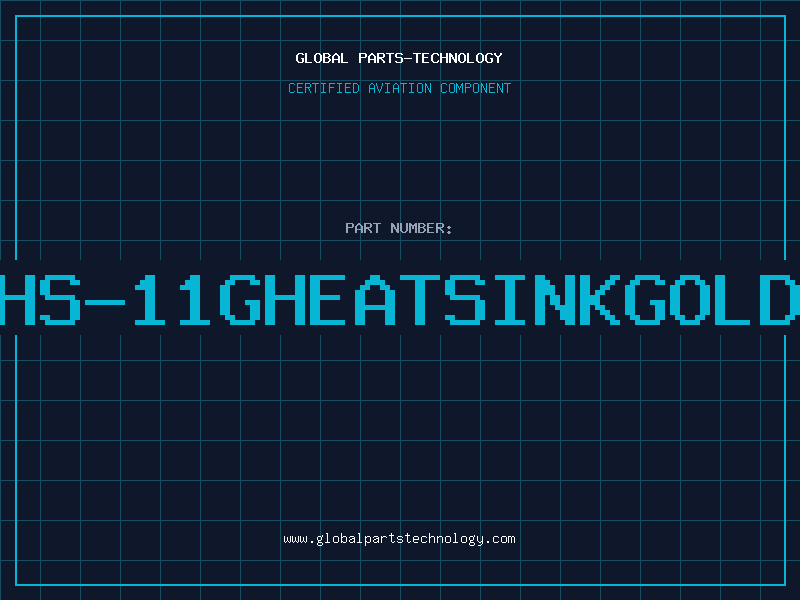 Aviation Part HS-11GHEATSINKGOLD