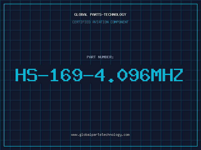Aviation Part HS-169-4.096MHZ