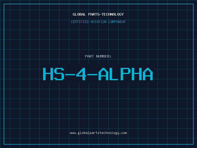 Aviation Part HS-4-ALPHA