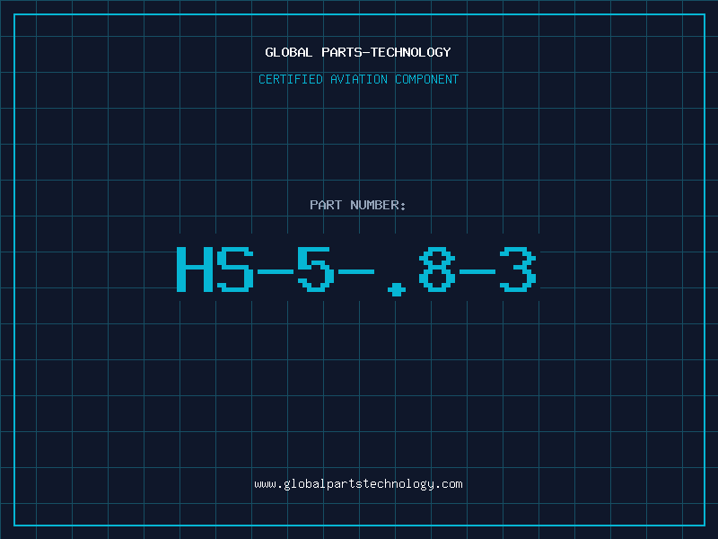 Aviation Part HS-5-.8-3