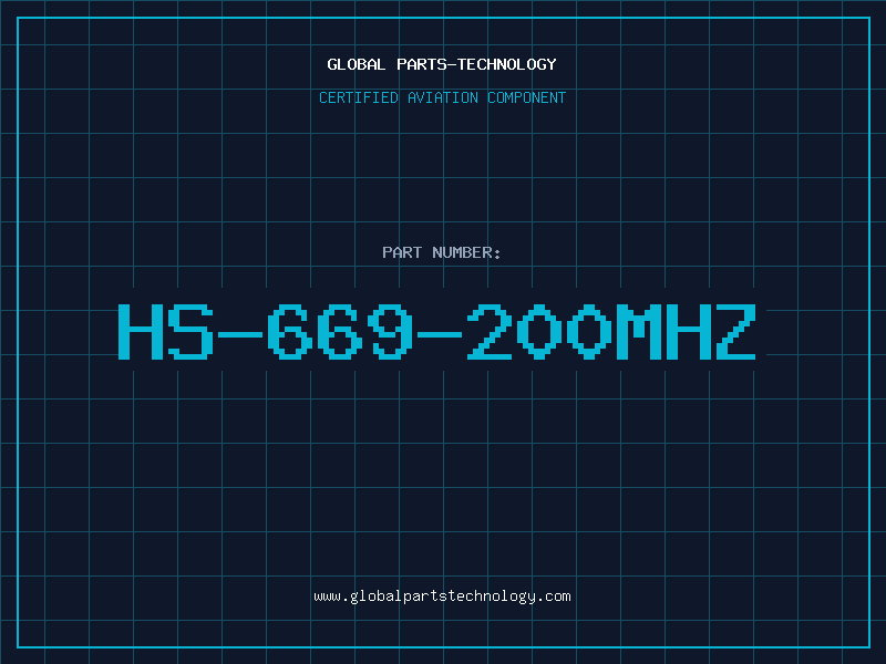 Aviation Part HS-669-200MHZ