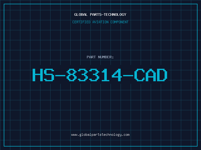 Aviation Part HS-83314-CAD