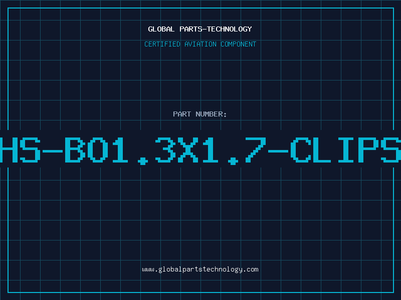 Aviation Part HS-BO1.3X1.7-CLIPS
