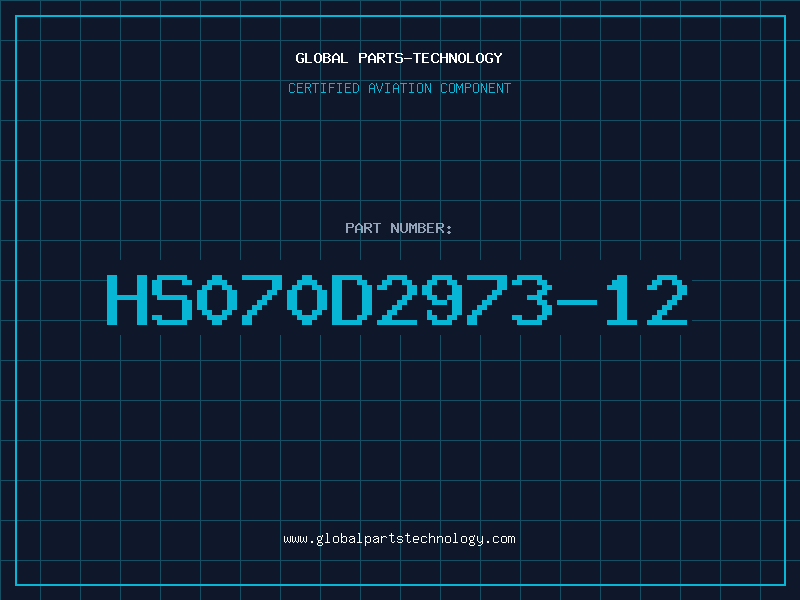 Aviation Part HS070D2973-12